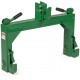 Titan Attachments Green 3 Point Quick Hitch Adaptor to Category 1 and 2 Tractors, 3000 LB Lifting Capacity, 27.5 Between Lower Arms, 14.5 ~17.5 Level Adjustment