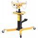 Transmission Jack, 2 Stage 1100lbs Telescopic Capacity Hydraulic Jack with Pedal 360° Swivel Wheel Lift Hoist Adjustable Height, Garage/Shop Lift Hoist, Yellow