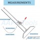 Durable Baby Cow delivery Apparatus Calf Puller & (1pc) OB Handle, (1pc) Chain 30 Veterinary Instruments for Dairy Farm