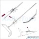 Durable Baby Cow delivery Apparatus Calf Puller & (1pc) OB Handle, (1pc) Chain 30 Veterinary Instruments for Dairy Farm