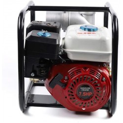 4-Stroke 210cc Gas Engine Water Pump, 3 inch, 7.5HP 265 GPM, Gasoline Powered Trash Water Transfer Pump Portable High Pressure for Irrigation Pool