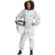 U75 Natural Cotton Beekeeper Suit with Square Veil