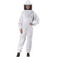 U75 Natural Cotton Beekeeper Suit with Square Veil