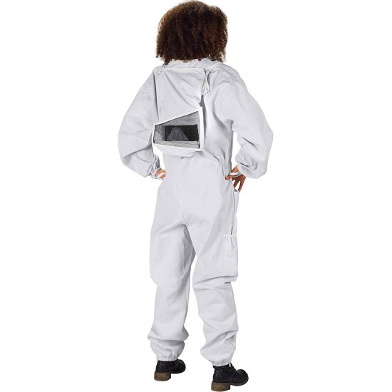 U75 Natural Cotton Beekeeper Suit with Square Veil