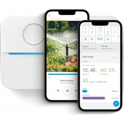 16ZULW-C 16 Zone: 3rd Generation Smart Sprinkler Controller with Hyperlocal Weather Intelligence,Grey