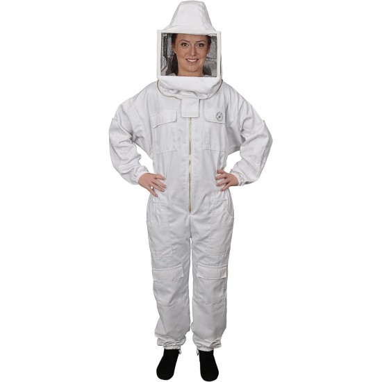 412 Polycotton Beekeeping Suit with Square Veil