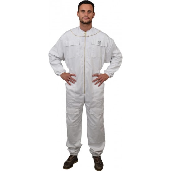 412 Polycotton Beekeeping Suit with Square Veil