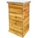 5-Layer Langstroth Beehive Dipped in 100% Beeswax, Complete Bee Hives and Supplies Starter Kit Includes 2 Deep Hive Bee Box & 3 Super Bee Hive(No Frame).