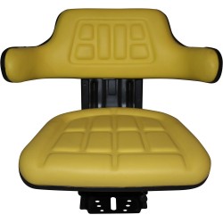 YELLOW SUSPENSION TRACTOR Seat Fits JOHN DEERE 1020,1530,2020,2030,2040,2155, 2280, 5210