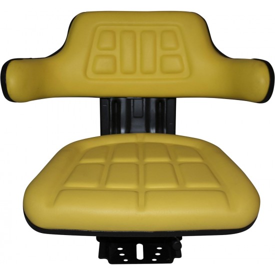 YELLOW SUSPENSION TRACTOR Seat Fits JOHN DEERE 1020,1530,2020,2030,2040,2155, 2280, 5210