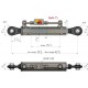 Hydraulic Top Link Cat. 1-1 with Locking Block 25 5/8” - 42 15/16” with 2 x Hoses