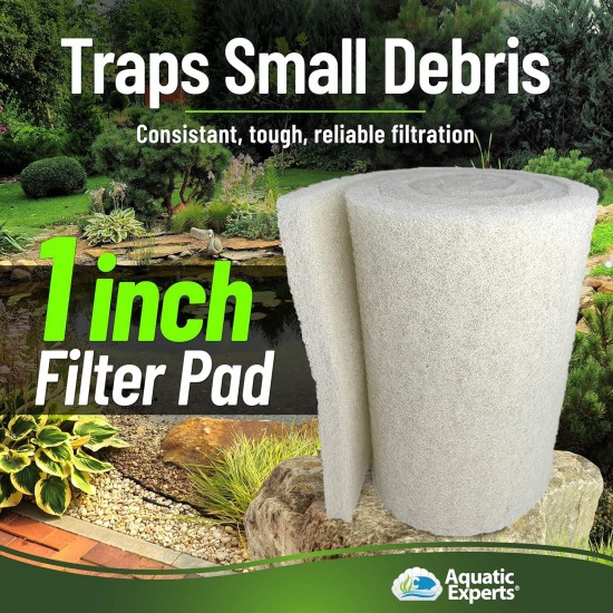 18x72 Fine (Classic White) + 18x36 Coarse Classic Cream Koi Pond Filter Pad