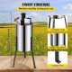 Electric Honey Extractor 3 Frame Bee Extractor Stainless Steel Honey Spinner with Stand Beekeeping Equipment