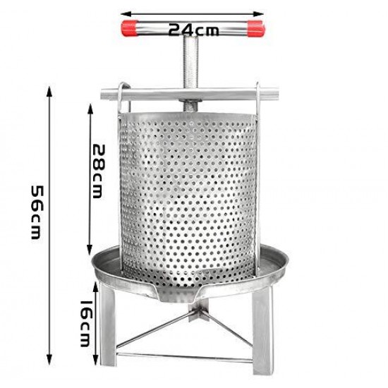 Mesh Honey Press Machine Honey Extractor Beekeeping Stainless Steel Household Manual Honey Press