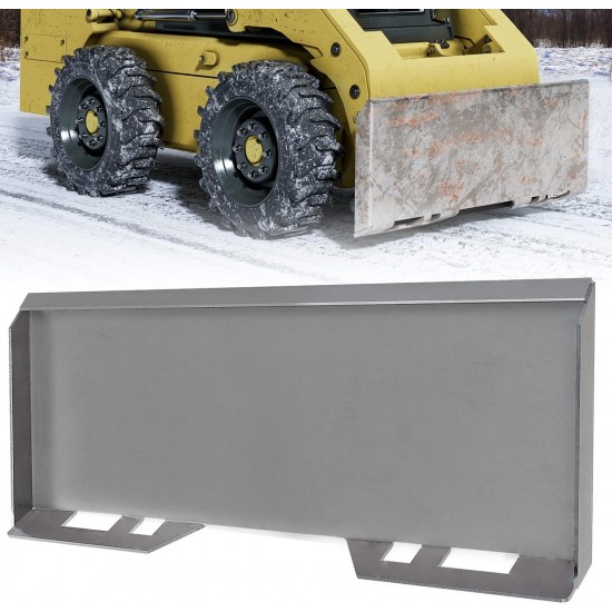 3/8 Skid Steer Attachment Plate Universal Quick Attach Mount Plate Compatible with Kubota, Bobcat Skid Steers and Tractors