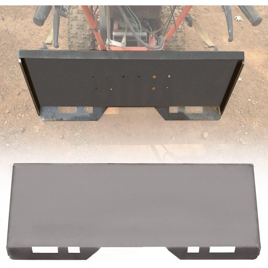 1/2 Quick Tach Mount Plate Attachment Skid Steer Loader Compatible with Kubota and Bobcat Skid Steers and Tractors