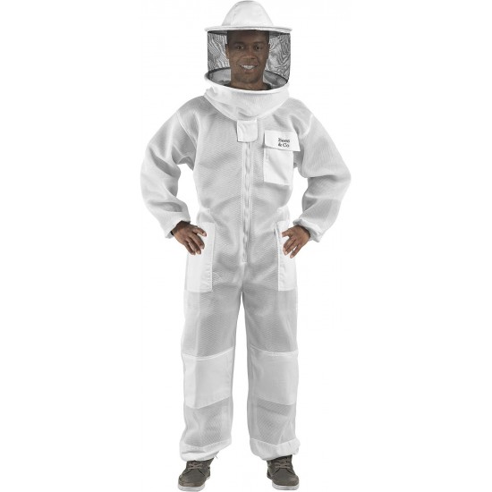 U83 Ultralight Beekeeper Suit with Round Veil