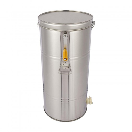 Honey Extractor, 2 Two Frame Stainless Steel Manual Crank Honey Extractor Equipment, Honey Bee Spinner Beekeeping