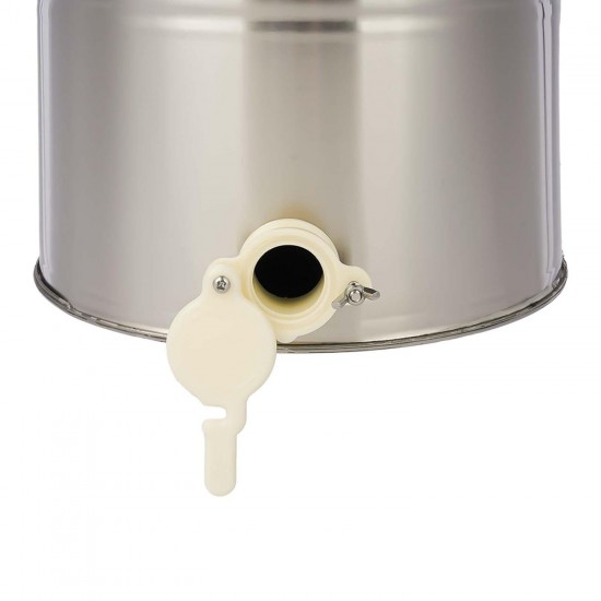 Honey Extractor, 2 Two Frame Stainless Steel Manual Crank Honey Extractor Equipment, Honey Bee Spinner Beekeeping