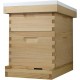 Amish Made in USA Complete 8 Frame Langstroth Beehive - The Beginner (1 Deep, 1 Medium)