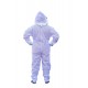 3 Layer Beekeeping Suit With Fancing Veil Sting Proof One Pair Gloves (2XL)