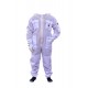 3 Layer Beekeeping Suit With Fancing Veil Sting Proof One Pair Gloves (2XL)