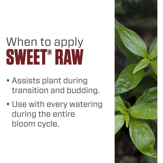 Sweet Raw, Supplement for All Phases of Plant Growth, 5 gal.