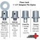 4x4 - Floor Jack Extension - Bolt on - Fine Thead