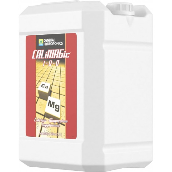 CALiMAGic 1-0-0, Concentrated Blend of Calcium & Magnesium, Prevents Secondary Nutrient Deficiencies, Helps Prevent Blossom End Rot & Tip Burn, Clean, Soluble, & Will Not Clog, 6-Gallon