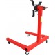 Auto Repair Rebuild Steel Engine Stand Folding Motor Hoist Dolly Mover Jack with 360 Degree Rotating Head, 1250 LB Capacity, Red