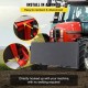 1/2 Skid Steer, Universal Quick Attach Mount Plate Compatible with Buckets, Plows, Forks and Tractors, Black