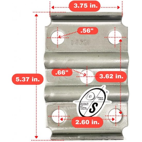 Trailer Axle Suspension Kit Incl. Leaf Springs, Hanger & U-Bolt kit