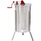 2-Frame Honey Extractor for Beekeeping | Hand-Crank Manual Honey Extractor Equipment | Stainless Steel | Beekeeping Supplies