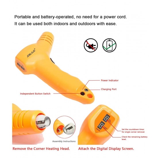 Electric Dehorner for Cattle, Electric Dehorner Fast Heating Cattle Lamb Farm Dehorning Tool for Calf Goat Cattle- Safe and Efficient Horn Removal(US Plug)