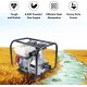 Gas Engine Water Pump, 6.5HP 210cc 158-Gpm 2-Inch Gasoline Engine Portable Water Pump, Pull Recoil Start System (6.5HP 210cc 158 Gpm)