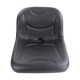 E-AM124425 Black Vinyl Seat for Sabre Lawn Tractor Sabre 1948GV, Sabre 1948HV, Sabre 2048HV, Sabre 2148HV, Sabre 2354HV, Sabre 2554HV, 1948GV, 1948HV, 2048HV, 2148HV, 2354HV, 2554HV