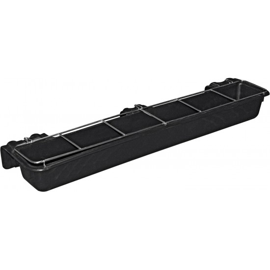 323492 96 cm Long Feeding Trough, 8 Litre with Freß Grill,