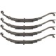 Trailer Leaf Spring 5 Leaf Slipper 3500# Capacity for 7000# 7K Axle -Set 4