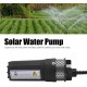 12V DC Solar Energy Water Pump, 1.72GPM/6.5LPM Flux Deep Well Submersible Pump 70m Lift, Dry Run, for Irrigation, Pond, Remote Water Needs, Outdoor Garden, Car Wash Bilge (Black)