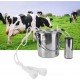 Summer Enjoyment Portable Milking Hine EU Plug Milking Kit, Impulse Milker Goat Milking Kit, Milking Kit Livestocks Cows for Goats Sheep(for Cattle)