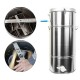 2 Frame Honey Extractor Separator, Manual Honey Extractor Stainless Steel Beekeeping Pro Extraction Apiary Centrifuge Equipment with Seal Snap Lock