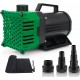 5500GPH Submersible Water Pump 460W Pond Pump with 25ft Power Cord & Pump Barrier Bag Ultra Quiet Aquarium Pump High Flow Water Fountain Pump for Waterfall Koi Pond Fish Tank Hydroponic