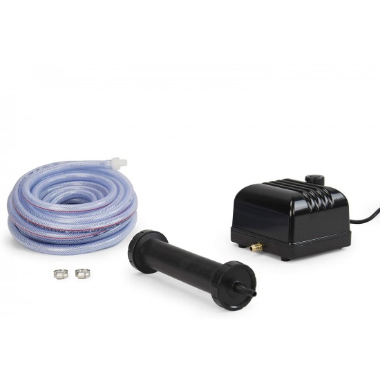 Pro Air 20 Pond Aerator and Aeration Kit with Tubing and Self-Cleaning Diffuser, Out-door Rated| 61009