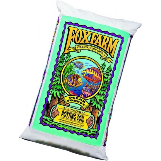 FX14053 Ocean Forest Plant Garden PH Adjusted 12 Quarts Potting Soil Blend Mix for Containerized Plants, 11.9 Pound Bag (8 Pack)