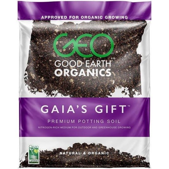 Good Earth Organics, Gaia's Gift Premium Potting Soil, Organic Potting Soil for Heavy Feeding Plants Like Tomatoes, Hops & More (10 Gallon)