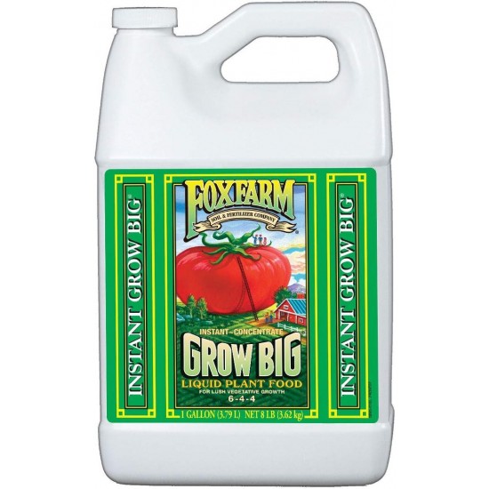 FoxFarm Tiger Bloom + Big Bloom Organic + Grow Big Plant Nutrients Fertilizers