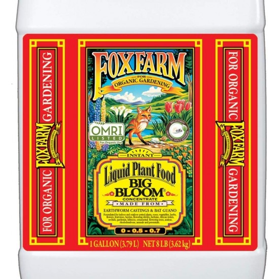 FoxFarm Tiger Bloom + Big Bloom Organic + Grow Big Plant Nutrients Fertilizers