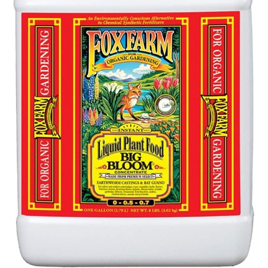 FoxFarm Tiger Bloom + Big Bloom Organic + Grow Big Plant Nutrients Fertilizers