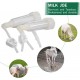 Cow/Goats Milking Machine, Portable Pulsation Vacuum Pump Livestock Milking Equipment, Automatic Stop Device