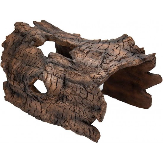 78324 Koi Predator Control Faux Log Fish Cave, Brown & Summit 130 Clear-Water Barley Straw Bales, 2-Pack